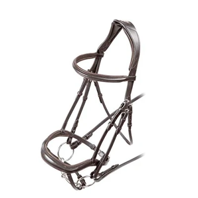 Image of Shires Velociti Ergonomic Flash Bridle Extra Full Havana