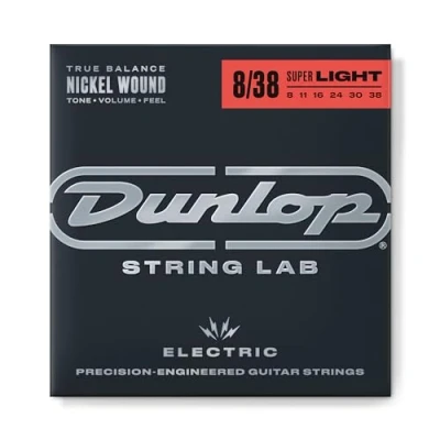 Image of Dunlop DEN0838 Extra Light 8 38 Nickel Electric Guitar Strings