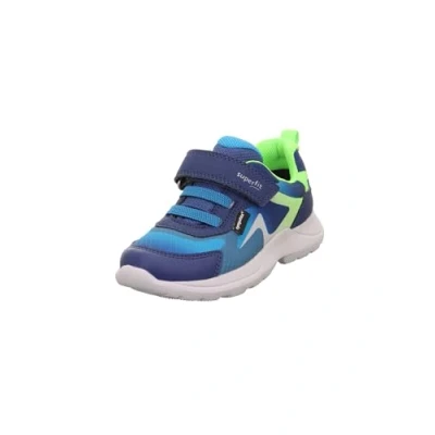Image of Superfit Boy&#039;s Rush Sneaker, Blue Light Green 8000, 41 EU