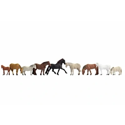 Image of Noch 15761 Horses 9/ H0 Scale Hobby Scenery