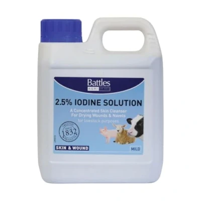 Image of Battles Iodine Solution 1 litre
