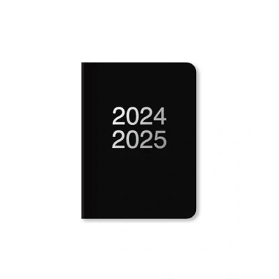 Image of Letts of London Dazzle A6 academic 2024/2025 week to view diary Black