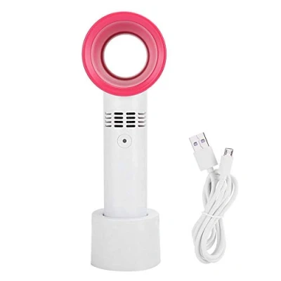 Image of Portable Non blade Handheld Fan,Supports Three speed Control,Effectively Reduces Noise, Children and Office Workers Friendly,Multiple Use Modes,For The Home, Office, Dorm(white)