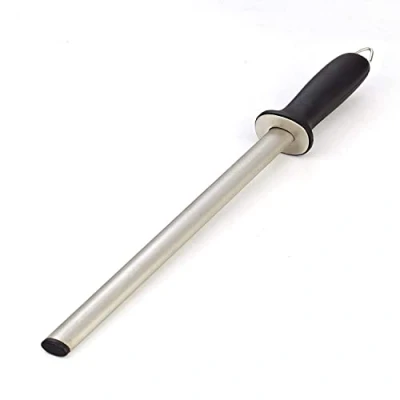 Image of 12 inch Diamond Sharpening Rod, Carbon Steel Knife Professional Chef Honing Household Steel…