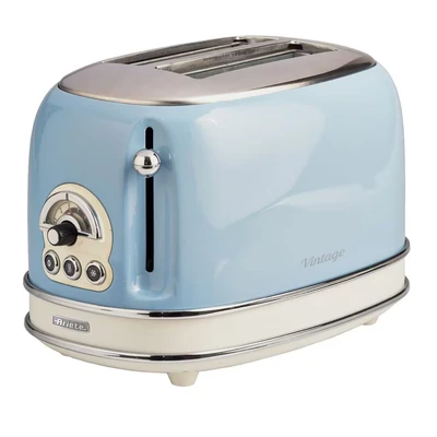 Image of ARIETE Vintage 155 2 Slice Toaster Blue