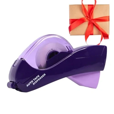 Image of Child Safe Tape Dispenser Automatic Handheld Cutter, Packing Machine for Arts Crafts Wrapping Scrapbooks