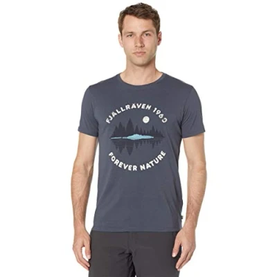 Image of Fjallraven 87045 Forest Mirror T Shirt M Mens Navy XS