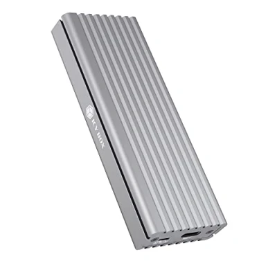 Image of Icy Box External Type C M.2 NVMe SSD Aluminium Enclosure, LED Power Light, USB3.1 C, Write Protection Switch, 1000MBs Transfer Rate Via USB3.0, Two Year Warranty