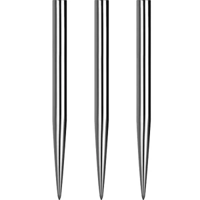 Image of Mission Darts Glide Steel Tip Dart Points Smooth Plain Spare Points, 32mm, Silver (#_1xX2426)