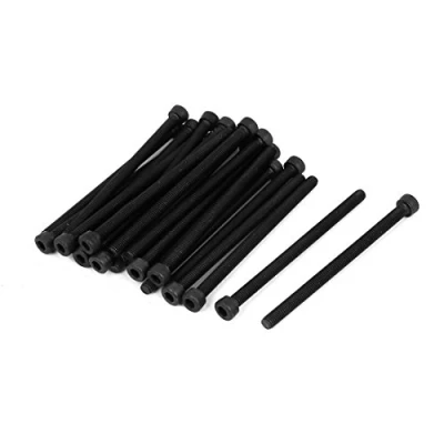 Image of Sourcingmap M5 x 80mm Carbon Steel Full Thread Hex Socket Cap Head Screws Bolts 25 Pcs