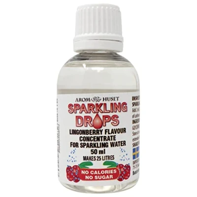 Image of Lingonberry Flavour for Sparkling Water 50ml Zero Sugar, Low Calorie &amp; No Preservatives Makes 25 Litres Just Add 2ml to 1 Litre