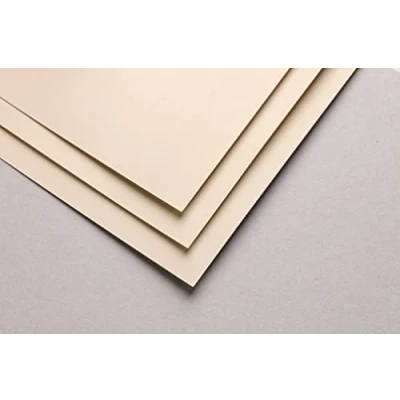 Image of the blue coating on back prevents paint from bleeding through paper.