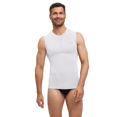 Image of FALKE Men&#039;s Warm M S/L SH Functional Yarn Quick Dry 1 Piece Base Layer Top, White (White 2860) New eco Friendly, XL