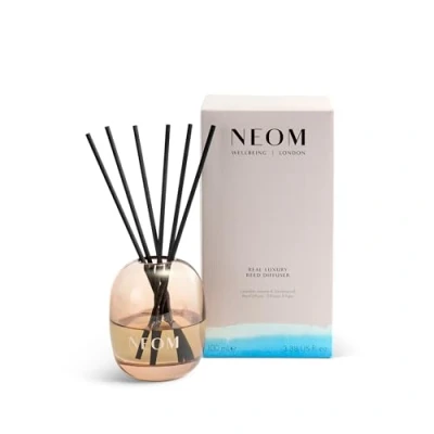 Image of NEOM Reed Diffuser 100ml, Real Luxury Lavender, Jasmine &amp; Sandalwood