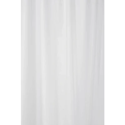 Image of Croydex Professional Plain White Water Resistant Textile Shower Curtain 2100 X 2100mm