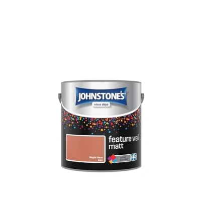 Image of Johnstone&#039;s Feature Wall Matt Emulsion Paint Maple Haze 2.5L
