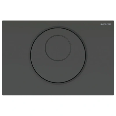 Image of Geberit Sigma10 Automatic/Touchless Dual Flush Plate Battery Operation Black (115.891.DW.6)