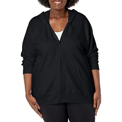 Image of JUST MY size Womens Oj105plus Athletic Warm up and Track Jackets, Ebony, 16W US/X Largearge UK
