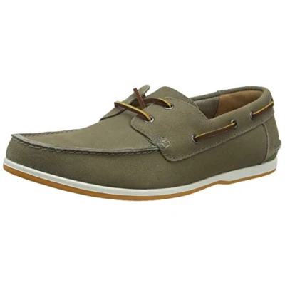 Image of Clarks Pickwell Sail Mens Brown Shoes Leather Size UK 7.5