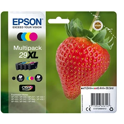 Image of EPSON Strawberry Ink Cartridge for Expression Home XP 445 Series Assorted