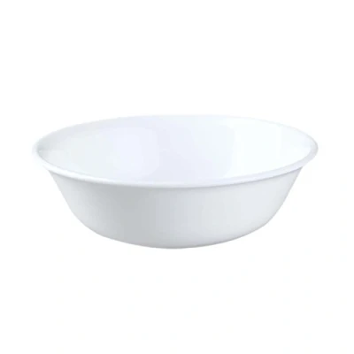 Image of Corelle 3125 Vitrelle Glass Winter Frost Cereal Bowl, White, 18 oz, Pack of 6