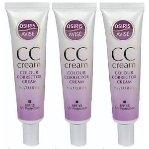 Image of Multi Pack Offer 3 X Osiris CC Cream Natural with SPF15 35ml Each