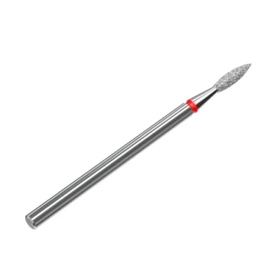 Image of Vj professional Staleks Expert Diamond Drill Bit Flame Red Head 2.1mm Nail Cutters Bits for Manicure Pedicure Grinding Machine Pro 2.1