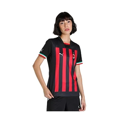 Image of ACM 765825 Season 2022/23 Official Home T shirt Women&#039;s Puma Black Tango Red M