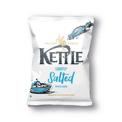 Image of Kettle Lightly Salted Crisps 40g (Pack of 54) FG001861
