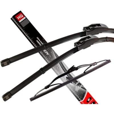 Image of HQ AUTOMOTIVE Windscreen Wiper Blades 3pcs kit Fits: DAIHATSU Sirion MK1 1998 2004, SUBARU Justy 2003 2007 model: AD71 911HQ11B