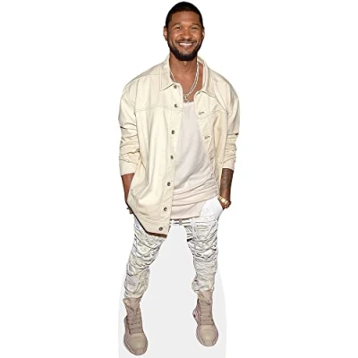 Image of Usher (White Outfit) Mini Size Cutout