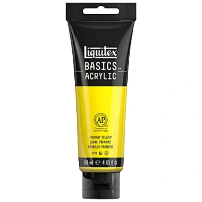 Image of Liquitex Basics Acrylic, 118 ml Tube Primary Yellow
