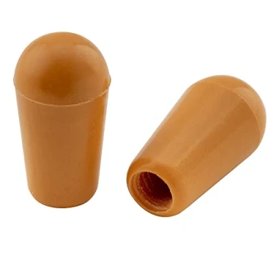 Image of Musiclily Pro Metric 3.5mm LP Guitar 3 Way Toggle Switch Tips Caps Knobs for Epiphone Les Paul Style Electric Guitar, Amber (Set of 2)
