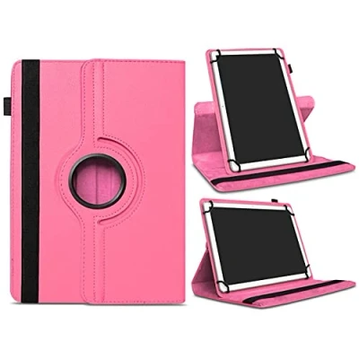 Image of AKNICI Universal 7 8 Inch Tablet Case for Lenovo Tab M7 M8 E7/ASUS Google Nexus 7/HUAWEI MediaPad M5 Lite T3/Acer/Alcatel/Samsung Galaxy A/iPad Mini/iRULU/RCA/Fire 8/Haehne/TECLAST P85, Pink