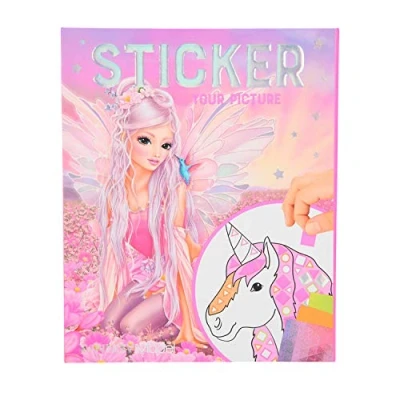 Image of Depesche 11122 Book Fantasy Model Picture, with 25 Pages and 10 Sheets Full of Numerous Stickers, Approx. 20 x 16.5 1.8 cm
