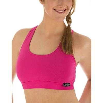 Image of Winshape WVR1 Women&#039;s Casual Sports Bra pink Size:XS
