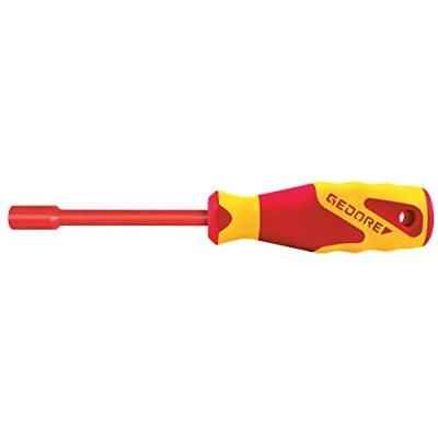 Image of GEDORE VDE Socket Wrench with 3K Handle, Hexagonal, 8 mm, 1 Piece, 2133
