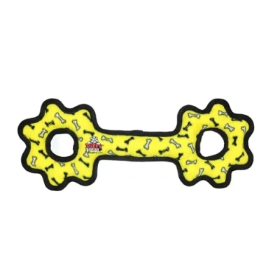 Image of Tuffy Ultimate Tug O Gear Bone, Yellow