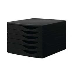 Image of Jalema 6 Drawers Set Black