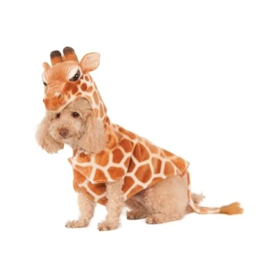 Image of Official Rubie&#039;s Giraffe Pet Dog Hoodie Costume, Size X Small Halloween