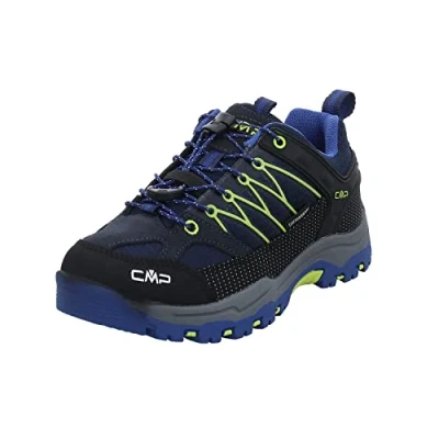 Image of CMP Kids Rigel Low Trekking Shoes WP, B Blue Electric, 3 UK