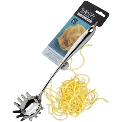 Image of Sabatier Professional Mirror Polished Stainless Steel Spaghetti Server