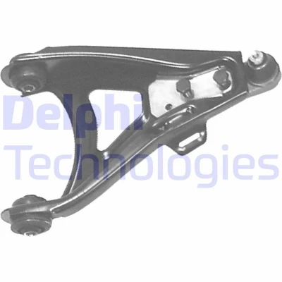 Image of 6020010351, 7700430832, 7700436303, 7700781035, 7700781037 Suspension Arm DELPHI TC741 with ball joint Right, Lower, Front Trailing Sheet Steel