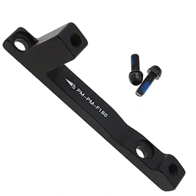 Image of EMSea Ultralight Disc Brake Adapter FM Flat PM Post Mount IS International Standard Aluminium Alloy 180mm Front Post/Post