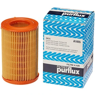 Image of PC2006E, PC3303E Air Filter PURFLUX A1055 135mm 90mm Insert SMART: Fortwo I Coupe, Cabrio, Convertible