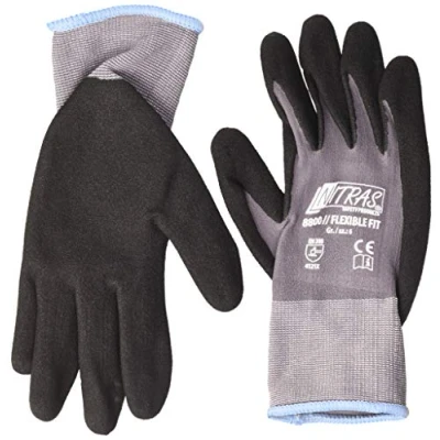 Image of NITRAS 8800 Flexible Fit Allround Gardening Gloves, Red/Grey, Size 6 (3 Pairs),Dark Blue