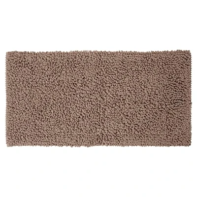 Image of Sealskin Twist Bath Mat, Polyester, Sand, 60 x 3 120 cm