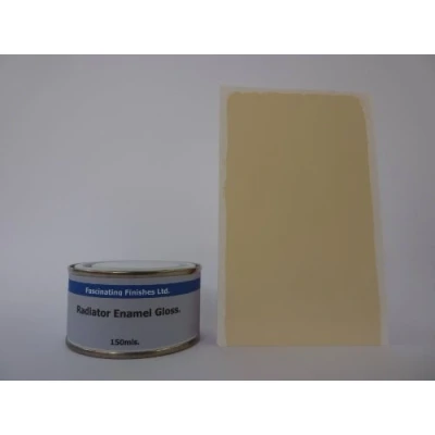 Image of 1 x 150ml Cream Heat Resistant Gloss Radiator Paint