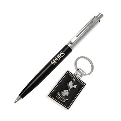 Image of Tottenham Hotspur Fc Spurs Pen &amp; Keyring Executive Gift Box Set 100% Official