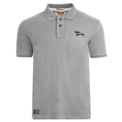 Image of Tokyo Laundry Rochester Polo Shirt in Light Grey Marl S